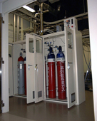 高純度水素ガス47L容器5本立て