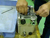 6)ポンプ分離前